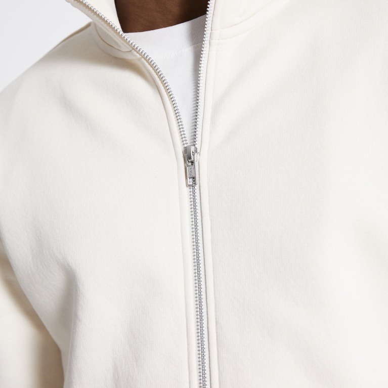 Zip sweatshirt "Fred" Ivory